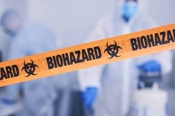 Professional Biohazard Cleanup technician working in Swanzey, NH